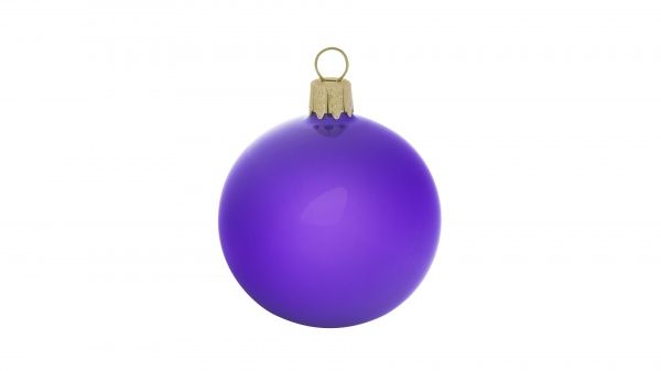 Шар стеклянный d50 фиолетовый