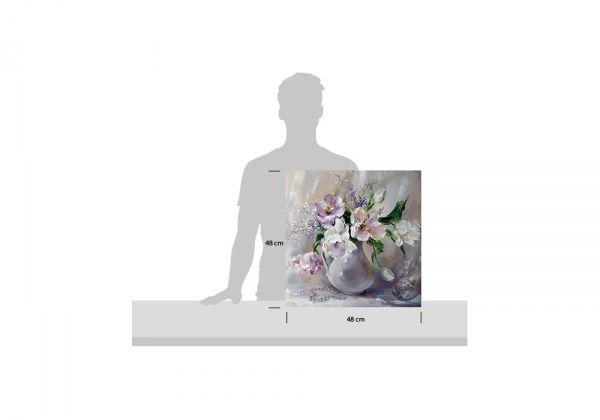 Репродукция Натюрморт из пионов 48x48 см i_48_00032 