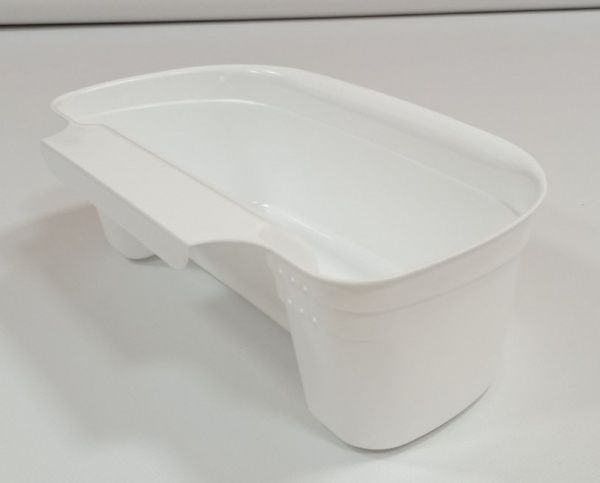 Контейнер-органайзер для сміття підвісний 2,2 л білий Plastic's Craft