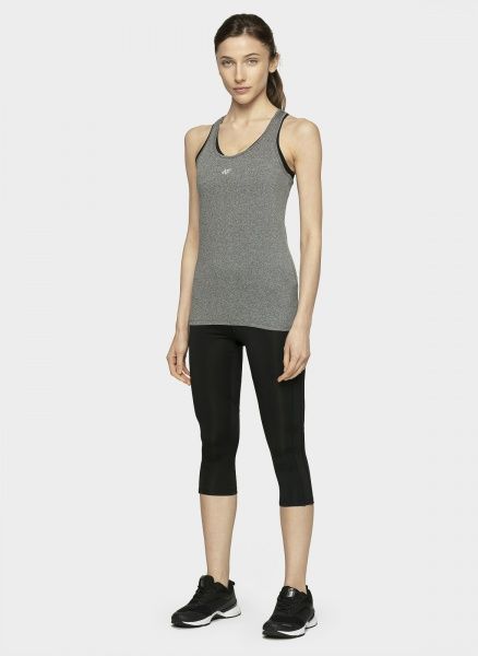 Майка 4F NOSH4-TSDF001-24M р.M сірий меланж