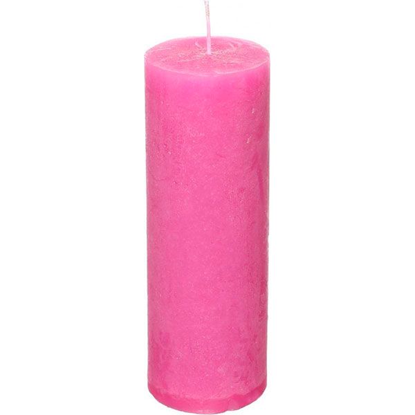 Свеча Рустик фуксия Luna