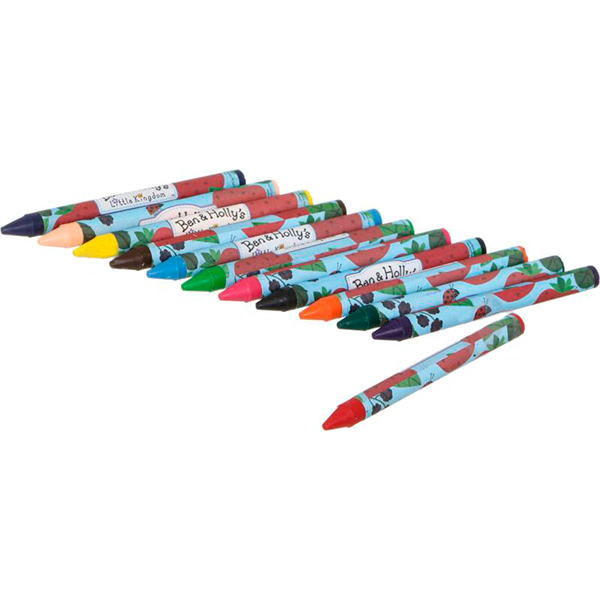 Карандаши восковые Ben & Holly's Little Kingdom 12 цветов Перо