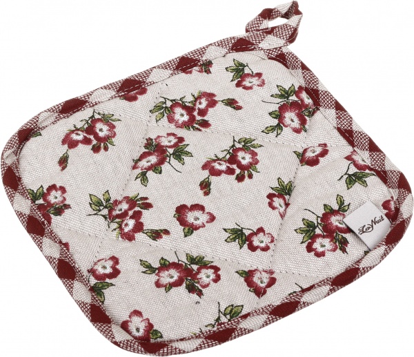 Прихватка Lucy Бордо квітка 20x20 см бордовий La Nuit 