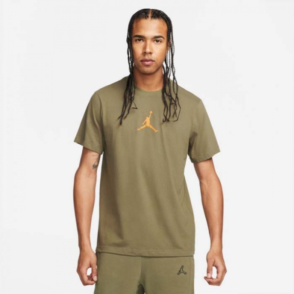 Футболка Jordan M J JUMPMAN DF SS CREW CW5190-222 р.XL зелений