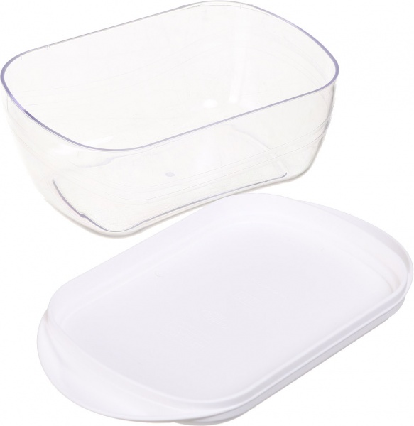 Масленка с пластиковой крышкой 18,5x11x7,5 см