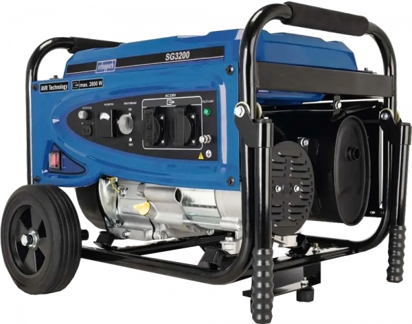 Генератор Scheppach 2,5 кВт/2,8 кВт 12 В SG3200X бензин