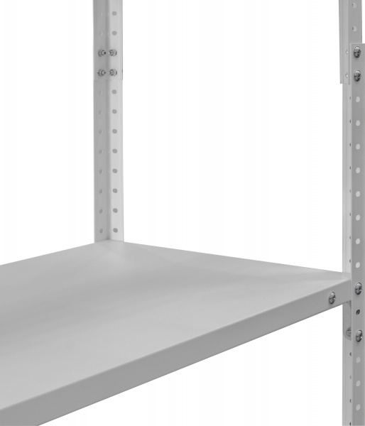 Стеллаж металлический УХЛ-Маш white 2090x950x400 мм металл полка 6 шт. краска 