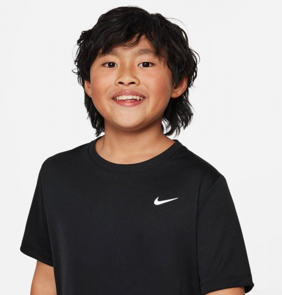 Футболка Nike B NK DF MILER SS FD0237-010 р.S чорний