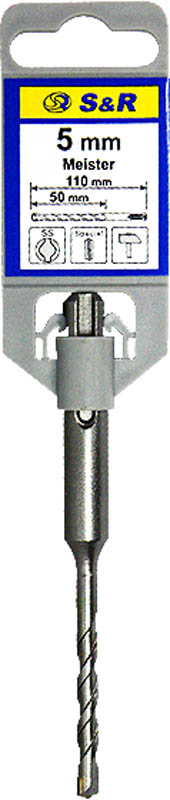 Бур S&R Meister SDS-plus 5x110 мм 200005110