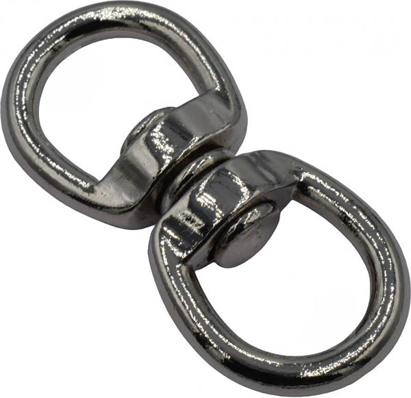 Вертлюг нікельований 5 мм