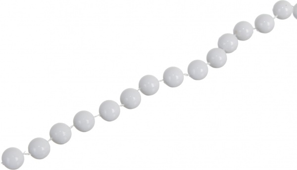 Бусы для елки 10 мм 8 м в ассортименте