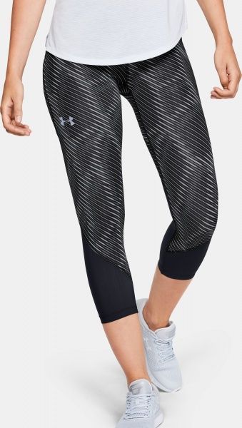 Лосини Under Armour W UA Fly Fast HeatGear Printed Crop 1353511-001 XS чорний