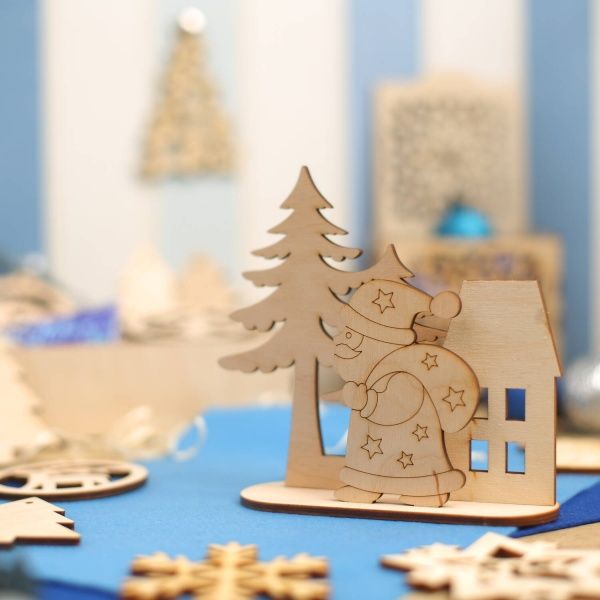 Набор для декорирования из фанеры Дед Мороз Аплі-Краплі