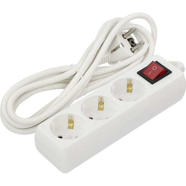Удлинитель Underprice G03MK-CT7 3 гнезда 3 м с заземлением