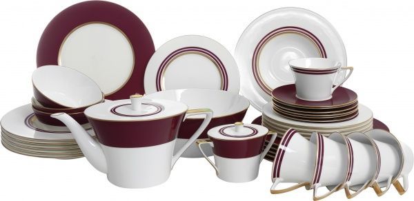Сервіз столово-чайний Chambery Bordeaux 36 предметів на 6 персон Narumi