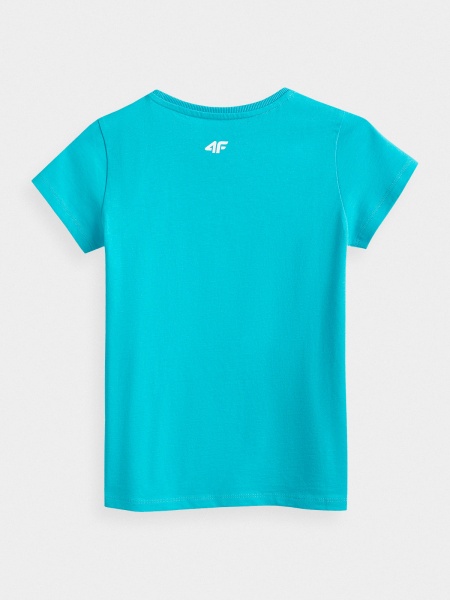 Футболка 4F HJZ21-JTSD005A-33S р.140 бирюзовый