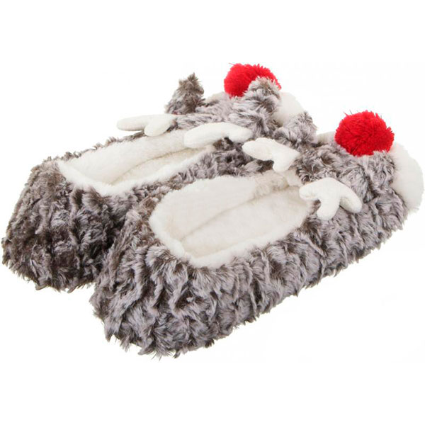 Обувь домашняя женская La Nuit Олени р. 36-37 шоколадная