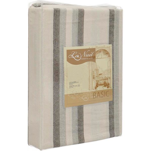 Комплект постельного белья двуспальный La Nuit Basic бежевый