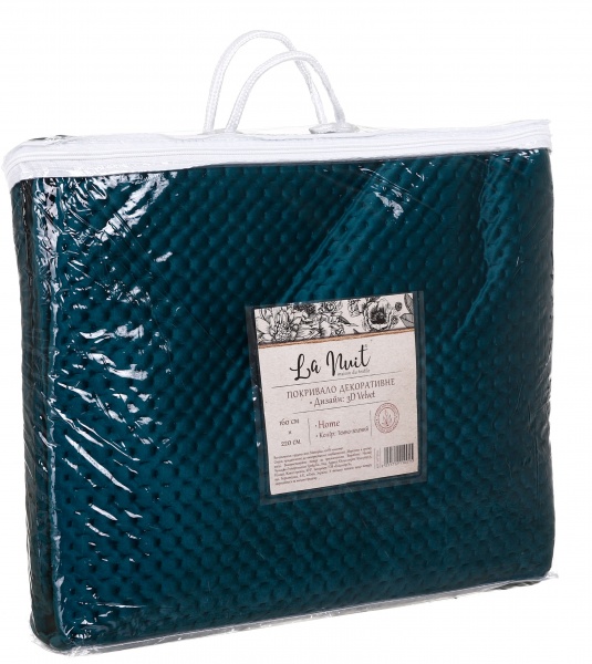 Покривало 3D Velvet 160x220 см La Nuit зелений 