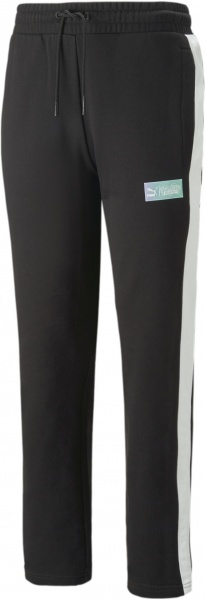 Брюки Puma PUMA X SPONGEBOB T7 PANTS TR 53896301 р. XS черный