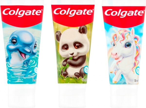Зубна паста дитяча Colgate Animals для дітей від 3-х років в асортименті 50 мл