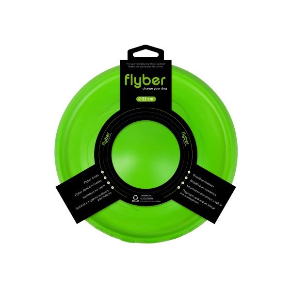 Летающая тарелка Flaber 22 см салатовая