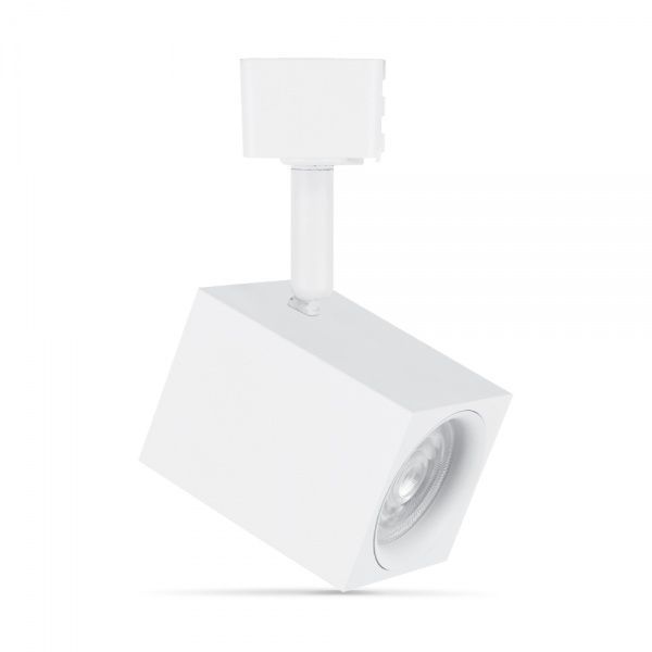 Трековый прожектор LightMaster MR16/GU10 35 Вт белый MLT207 білий 