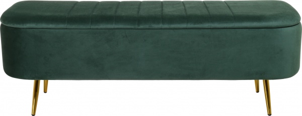 Сундук-пуф Christian зеленый 120х38х42 см 