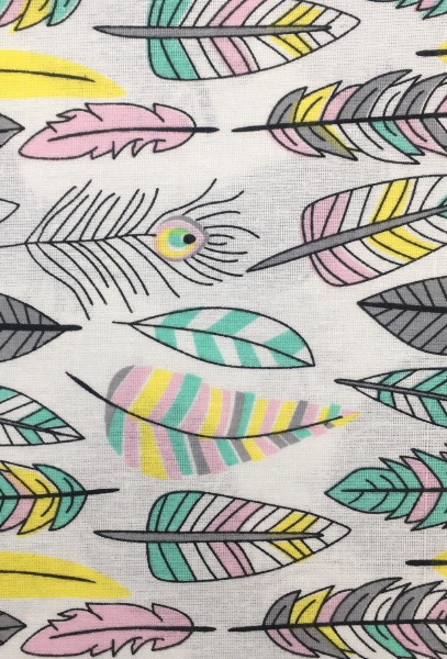 Комплект постільної білизни Барви 1,5 білий із салатовим UP! (Underprice) 