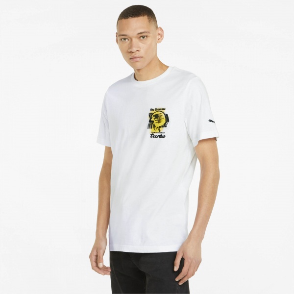 Футболка Puma PL Graphic Tee 53378507 р.XL білий