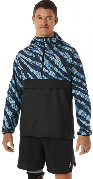 Анорак Asics WILD CAMO ANORAK 2011C479-400 р.XL зеленый