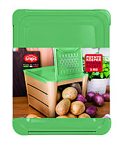 Контейнер для зберігання овочів бежевий/зелений Snips