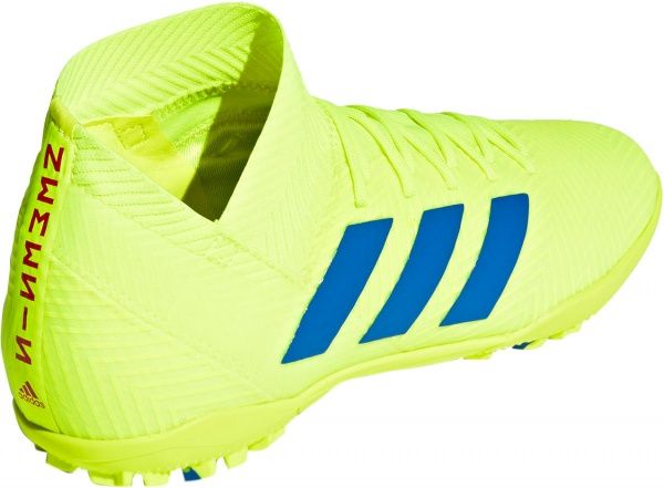 Сороконожки Adidas NEMEZIZ 18.3 TF BB9465 р. UK 10,5 желтый
