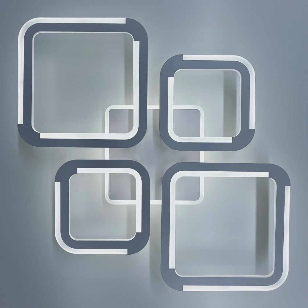 Люстра світлодіодна Luminaria 4x75 Вт LED-модуль 101 Біла SELENA 75W 5S WHITE