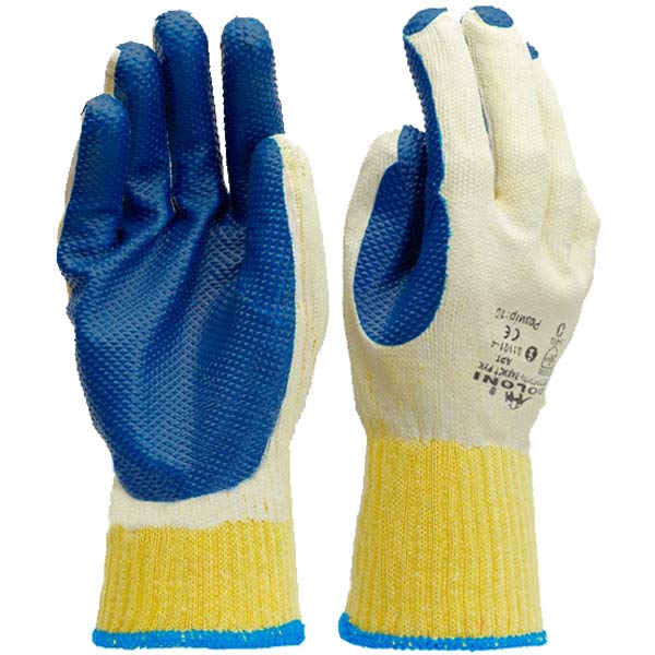 Перчатки Doloni с покрытием латекс XL (10) 4502