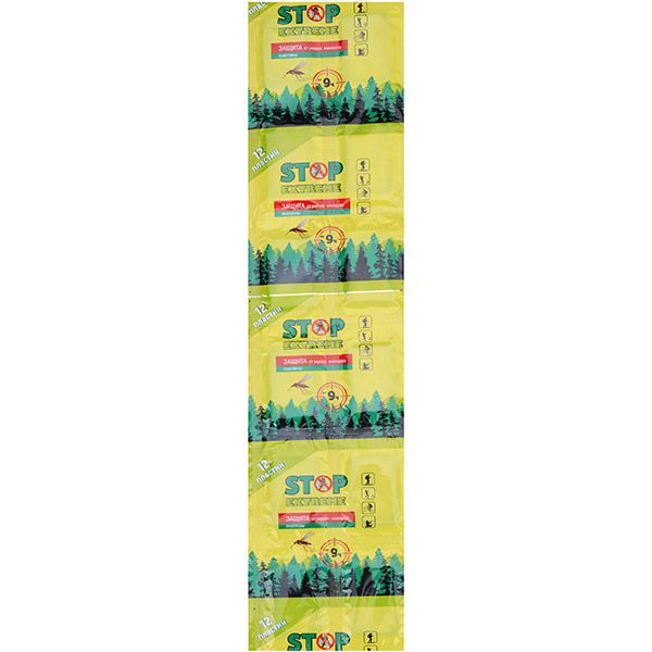 Пластини для захисту від комарів Stop Extreme 12 шт