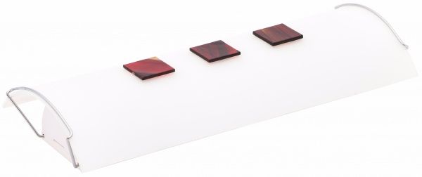 Светильник настенный Nowodvorski KUBIK 2 2x60 Вт E14 белый с красным 1568 