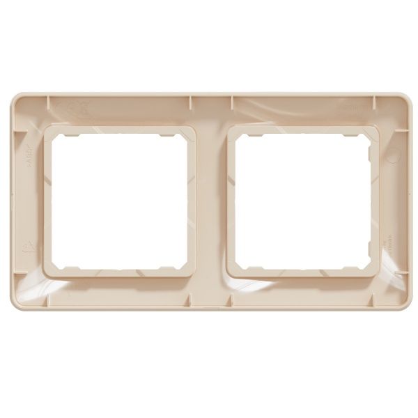 Рамка двомісна Schneider Electric Sedna Design універсальна бежевий SDD312802