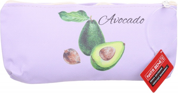 Пенал шкільний Авокадо половинка Nota Bene фіолетовий