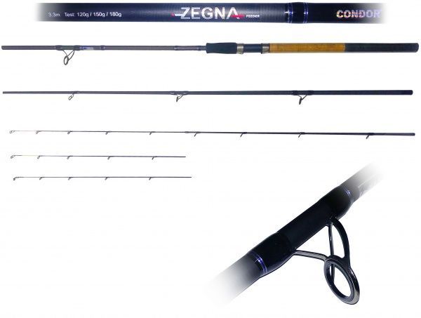 Фідерне вудлище Condor 330 см Zegna FEEDER тест 180 г