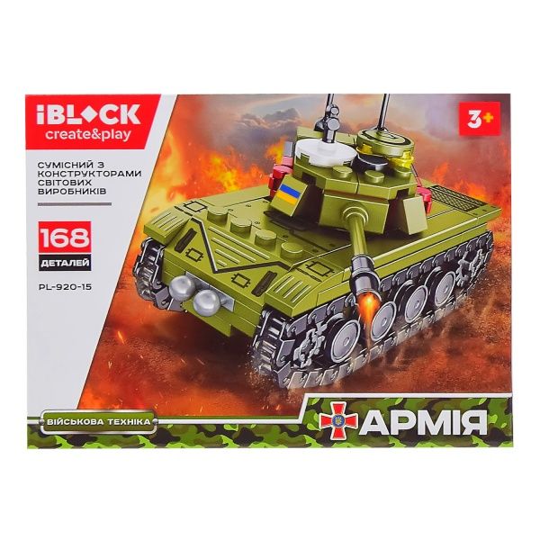 Конструктор Iblock Армия 6 видов в ассортименте PL-920-15
