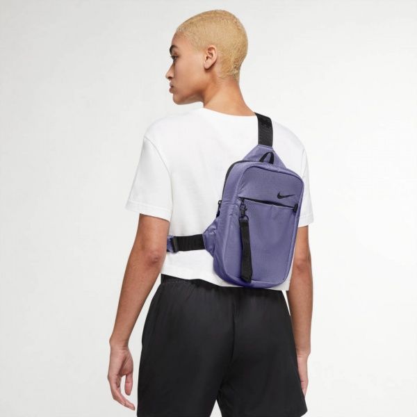 Сумка через плечо Nike Sportswear Essentials CV1060-528 фиолетовый с черным 