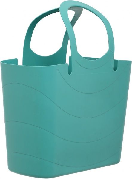 Кошик пластиковий Prosperplast 19595-320 універсальний із ручками Lucy 180xбірюзовий мм