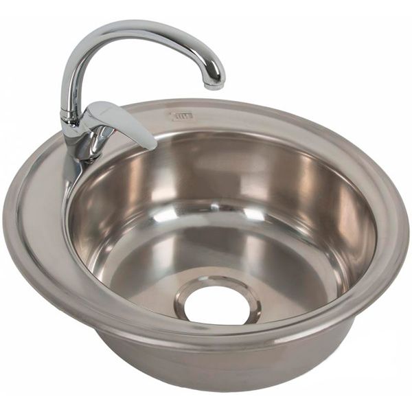 Мойка врезная Underprice D 510 + Смеситель TY2015