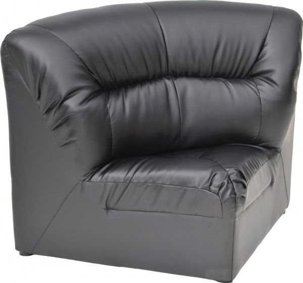 Диван кутовий Примтекс Плюс Vizit 04 D-5 чорний 1240x850x840 мм