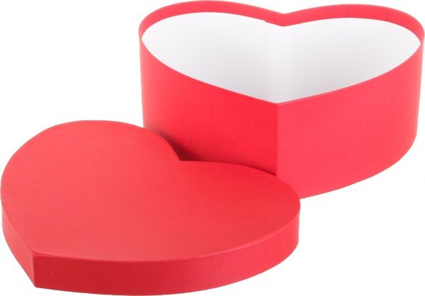 Коробка подарункова FLOCASE Серце 15 червона