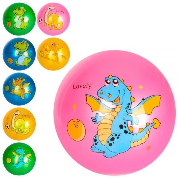 М'яч Динозавр MS 2602-5