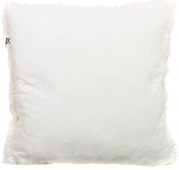 Подушка декоративна травичка 45x45 см молочний Анна 