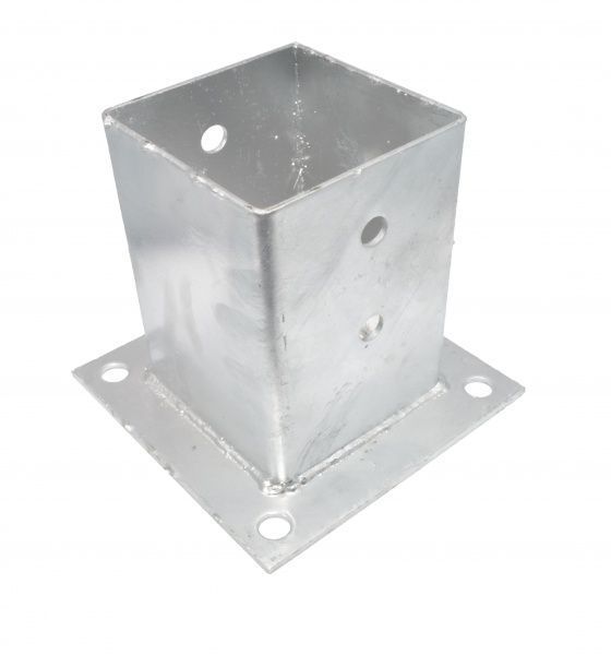 Опора колони квадратного стовпа 150x100x100 мм 4,3 мм 1 шт. 