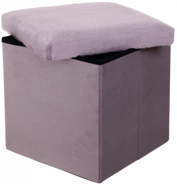 Ящик-пуф складаний OT01815-2 сірий 380x380x380 мм